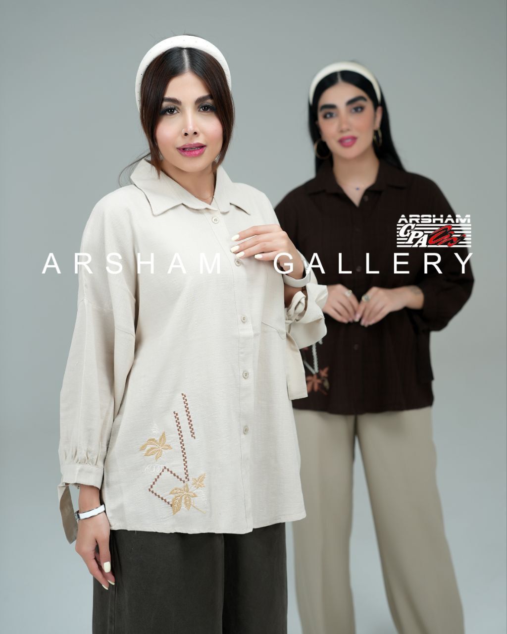 شومیز کادنزااستین بندک دار گلدوزی